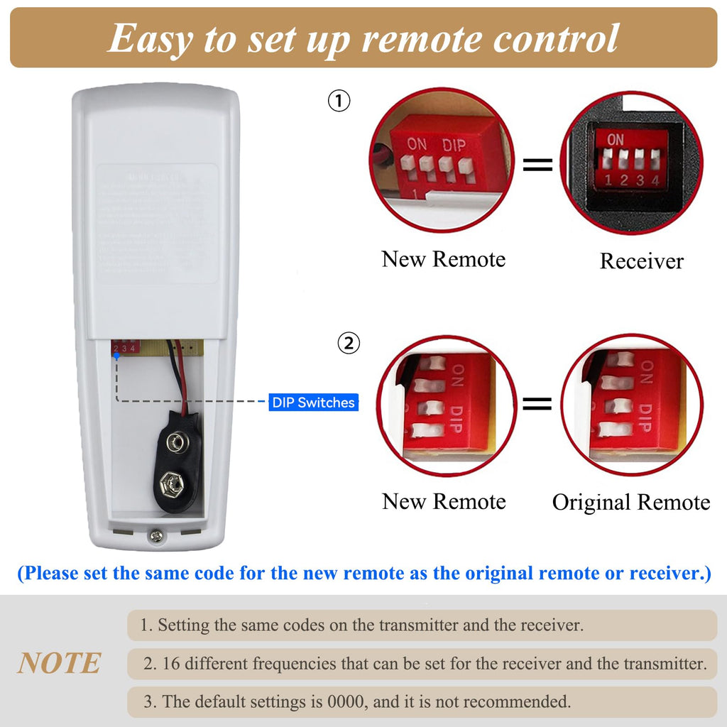UC7078T Remote for Ceiling Fan with Up Down Light, Replacement for Hampton Bay Harbor Breeze Hunter, Compatible with UC7078T UC7067RC CHQ7078T L3H2010FANHD Fan-HD6 FAN-28R, Dimmable