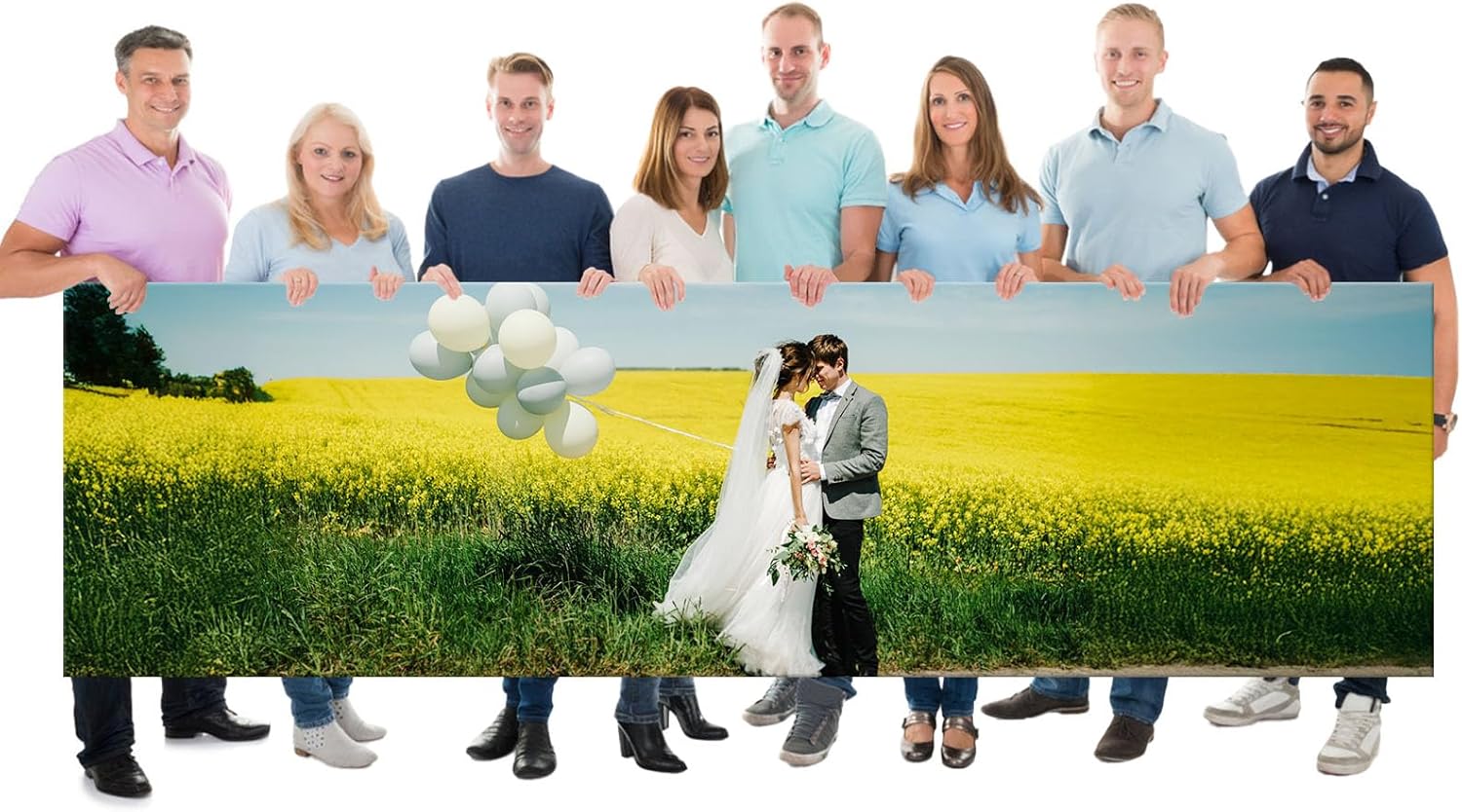 VYPEROCK Large Custom Wall Canvas - 36 x 72 Inch Personalized Print | Stunning Gallery Wrapped Art for Home & Office Decor
