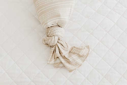 Copper Pearl Large Premium Knit Baby Swaddle Receiving Blanket Clay