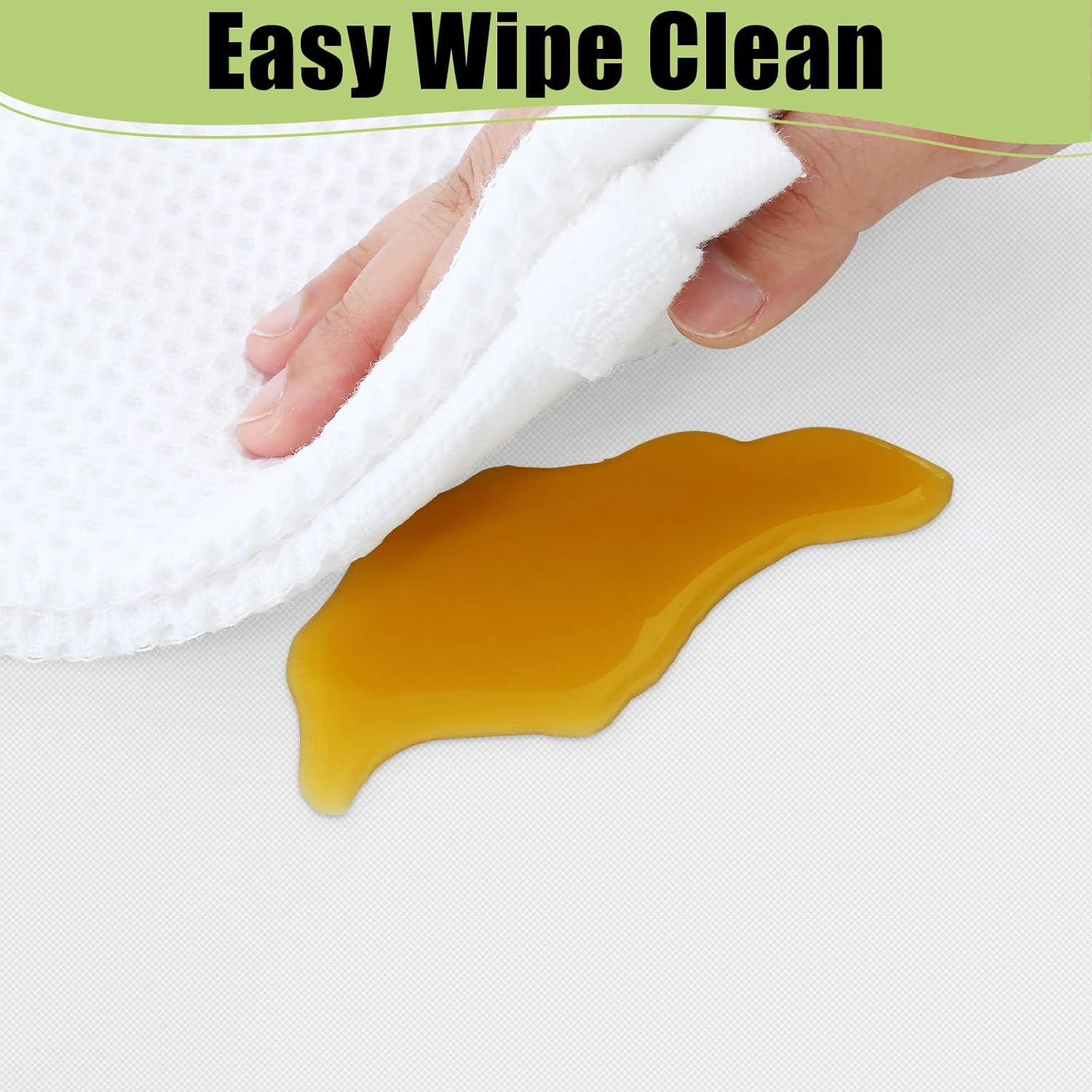Smiry Disposable Table Cloth - Waterproof 54 x 108 Inch Rectangle Table Covers | 10 Pack, Sturdy & Leakproof, White