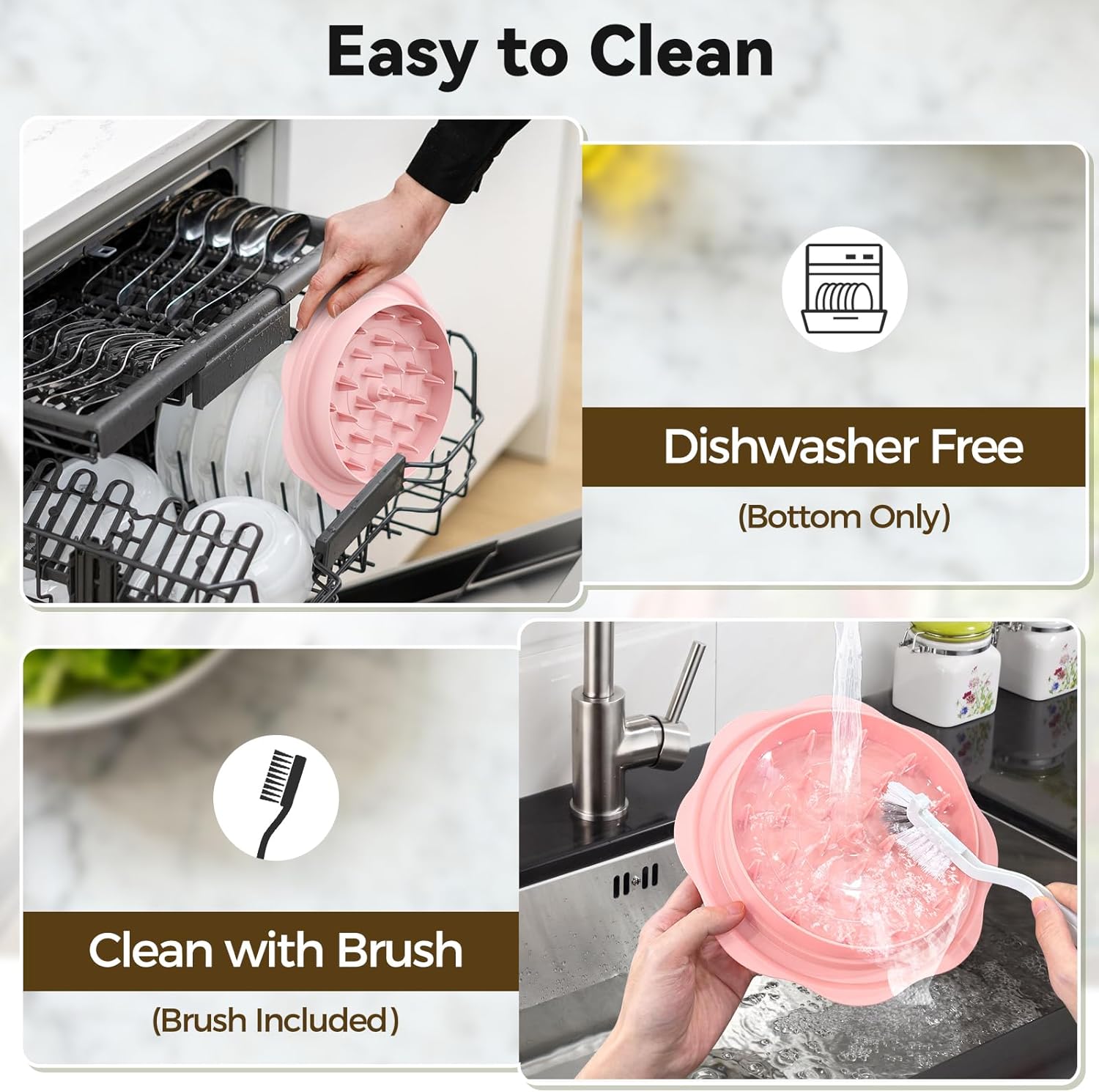 Ukeetap 10" Pro Chicken Shredder Tool - BPA-Free, Ergonomic Design, Anti-Slip Base | Pink