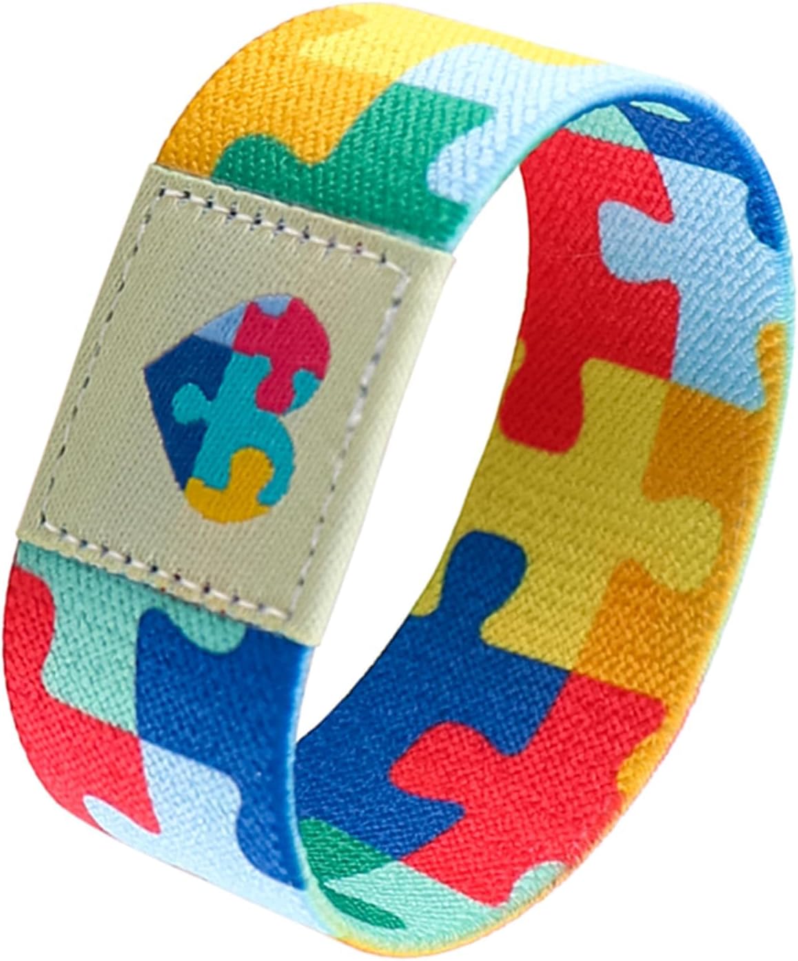 Nanafast Autism Awareness Bracelet - Colorful Elastic Wristband for Men and Women