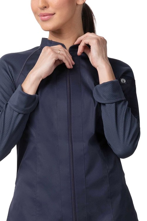 Chef Works Women's Nepal Chef Coat, Grey, Medium
