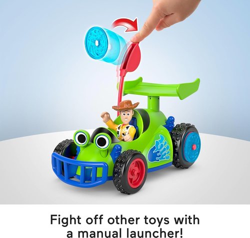 Fisher-Price Imaginext Woody & R.C. Play Set - 3-Inch Action Figure, Toy Vehicle & Projectiles