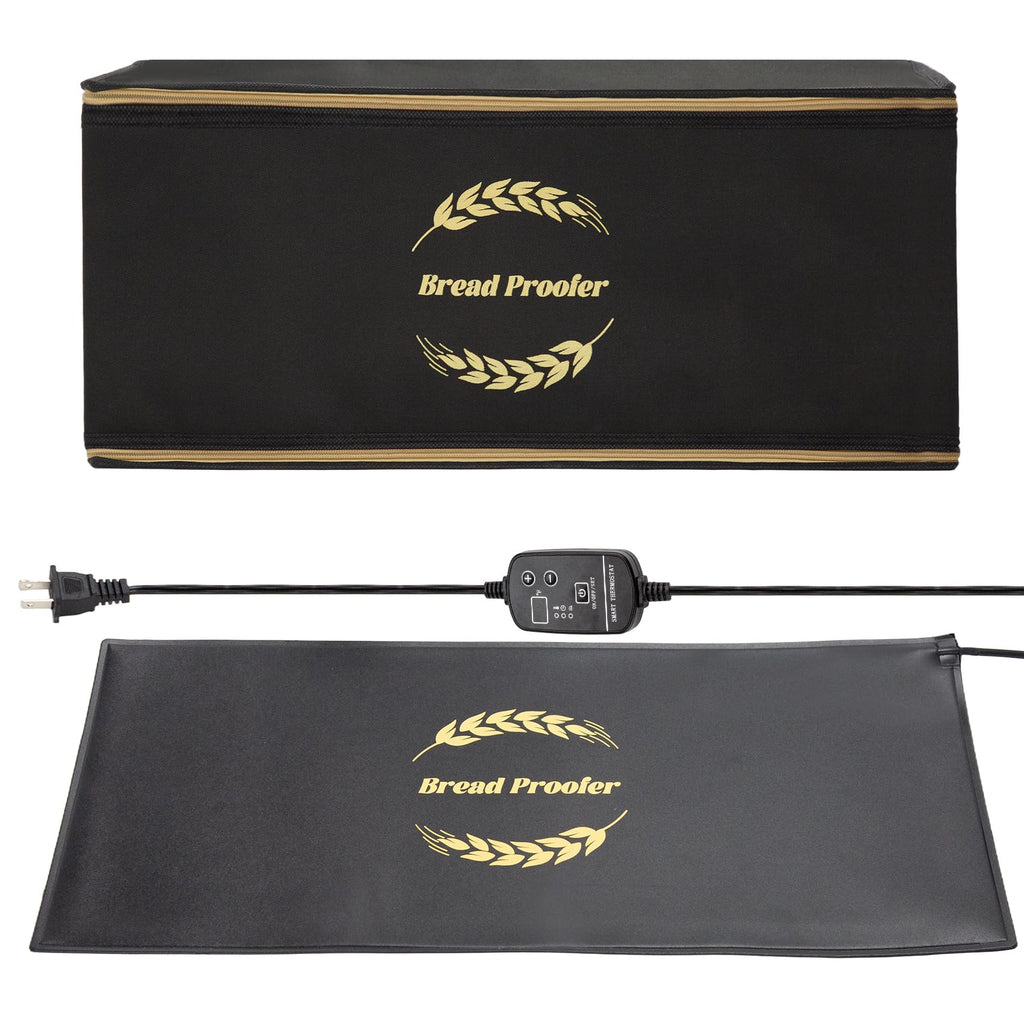 Ftzataz Sourdough Warming Mat with Bread Proofer Warming Box, Sourdough Heating Mat Used to Provide Sufficient Temperature for Bread Proofing, Sourdough Warming, Sourdough Heating, Dough Riser