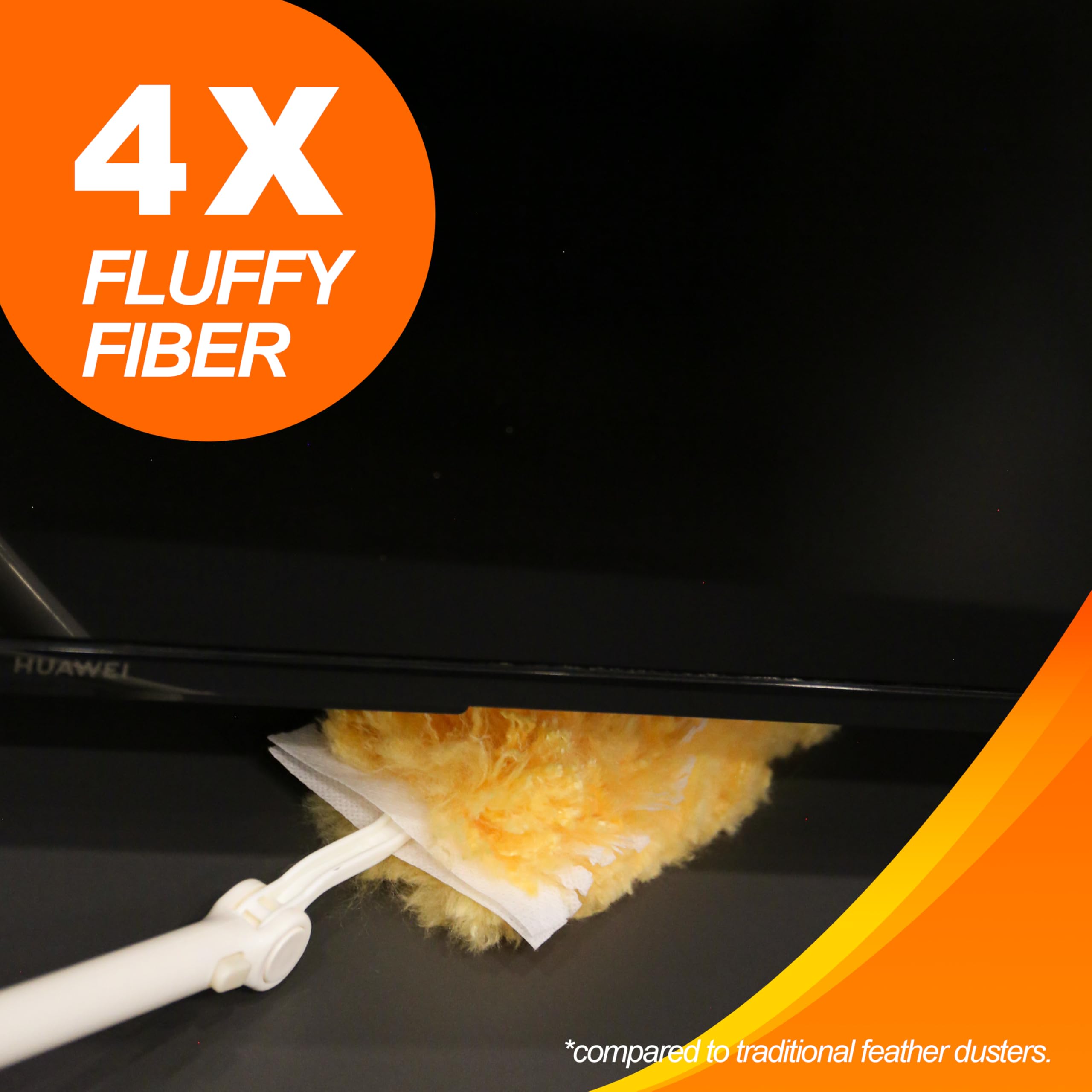 Multi Surface Duster Refills, 360-Degree Heavy Duty, 100 Count, Compatible with Swiffer Dusters