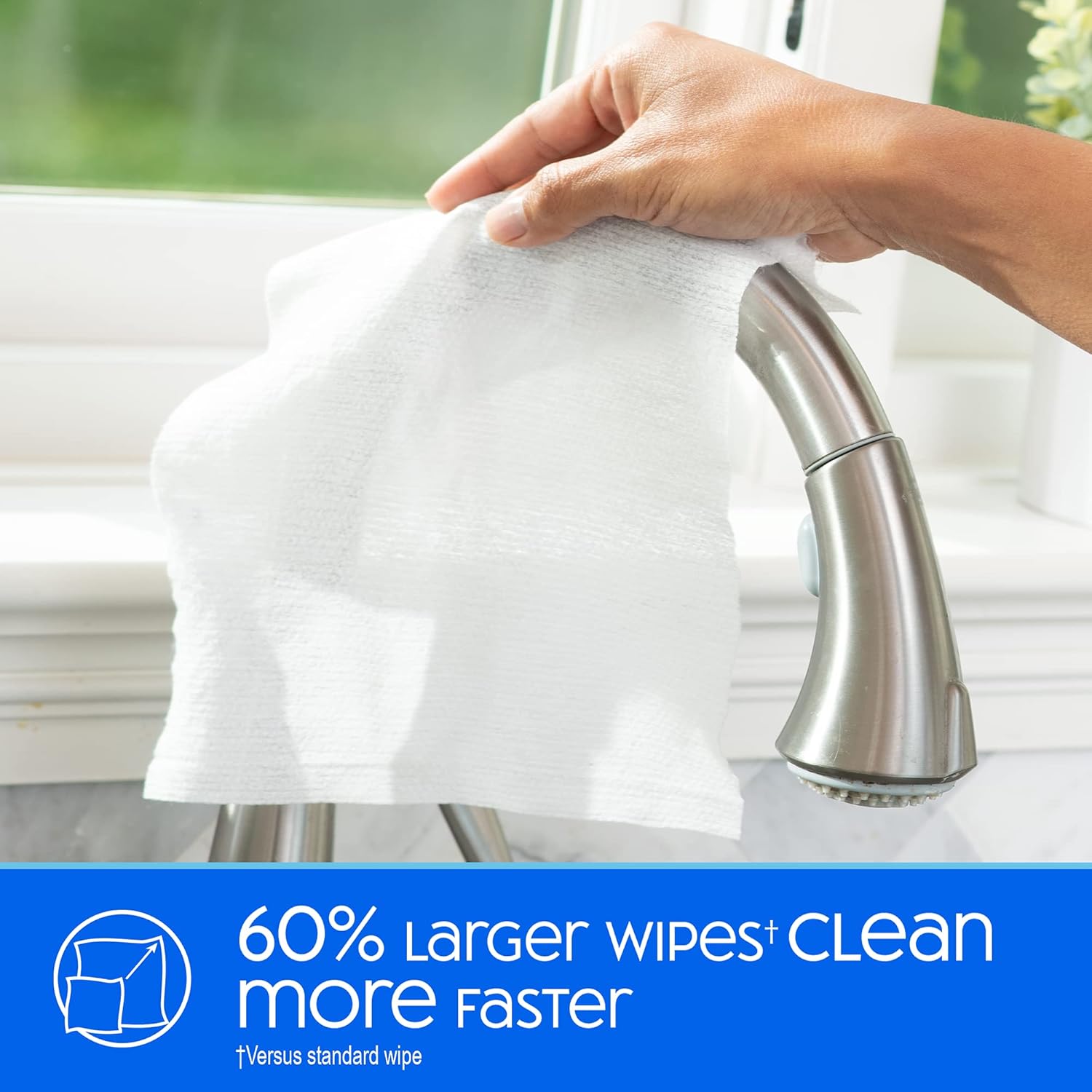 Nice 'N Clean Disinfecting Surface Wipes 304ct - Fresh Lemon Scent for Home & Kitchen Cleaning