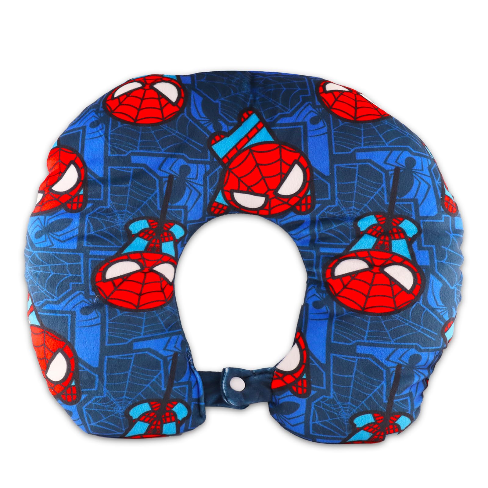 Spiderman Travel Blanket and Pillow Set - Bundle with Spiderman Blanket, Pillow, Stickers, More | Spiderman Travel Accessories for Kids