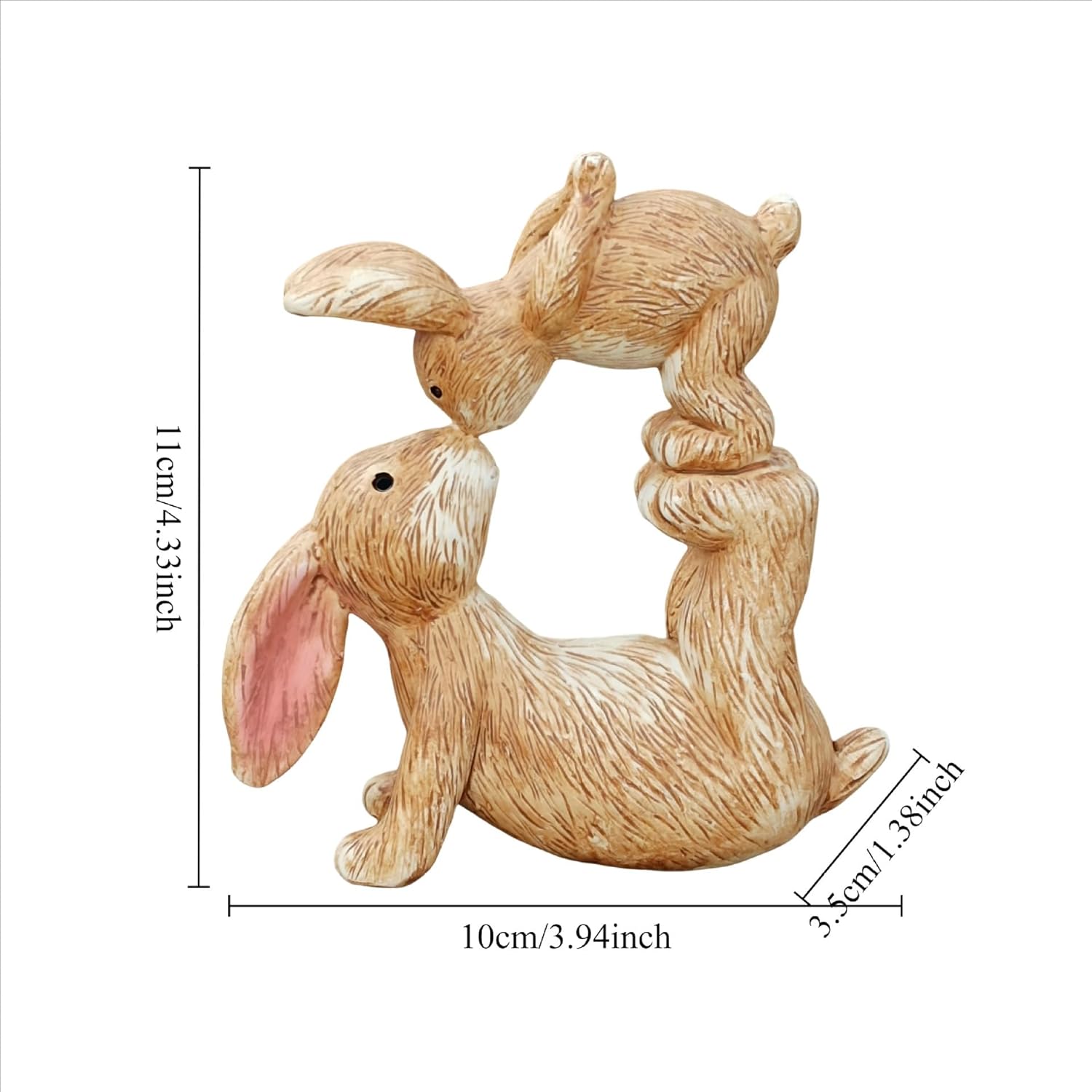 Skiennix Rabbit-Shaped Statues - Charming Easter Ornaments | Perfect Anniversary & Valentine's Day Gifts