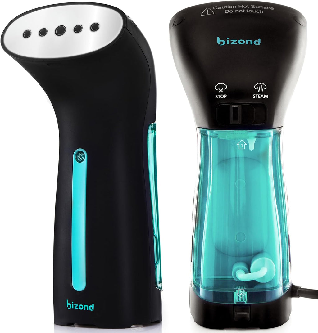 Skiennix Travel Steamer for Clothes - Portable Handheld Design, No Spitting, Compact Mini Steamer (Metal)