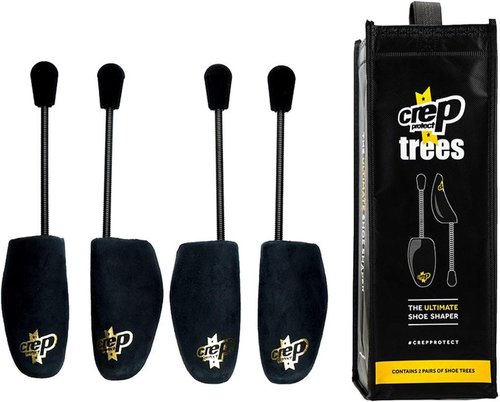 Crep Protect Shoe Shaper Trees - Prevent Creases & Maintain Sneaker Shape | Fits US 6-13 (Black)