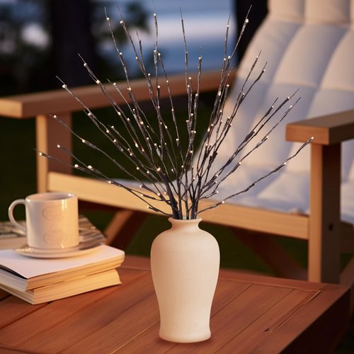 MENCH Branch Lights,3 Pcs Twig Light USB&Battery Powered for Indoor, Light Up Decorations for Halloween Day and Christmas,Batteries Included,Warm White