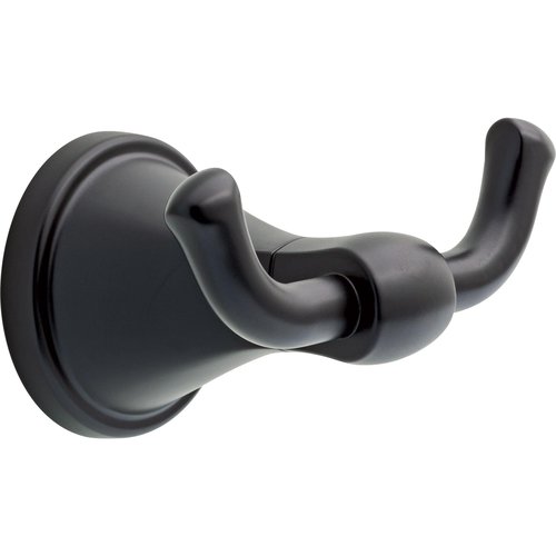 Delta Faucet Becker (1-Pack) Towel/Robe Hook for Bathroom, Matte Black, Wall Mounted BCK35-MB