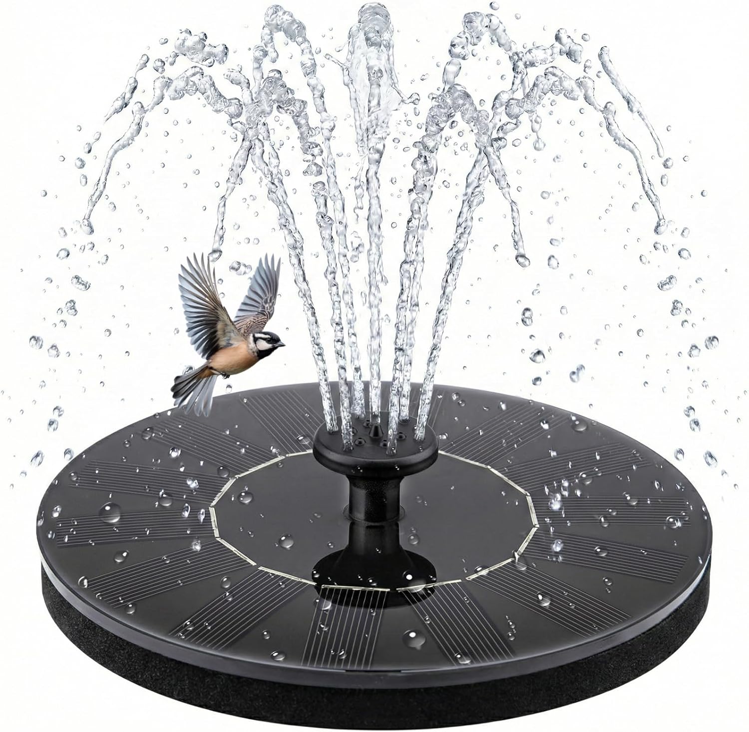 Yeomi Solar Fountain - Floating Water Pump for Bird Bath | Eco-Friendly, No Battery Needed, Easy to Use