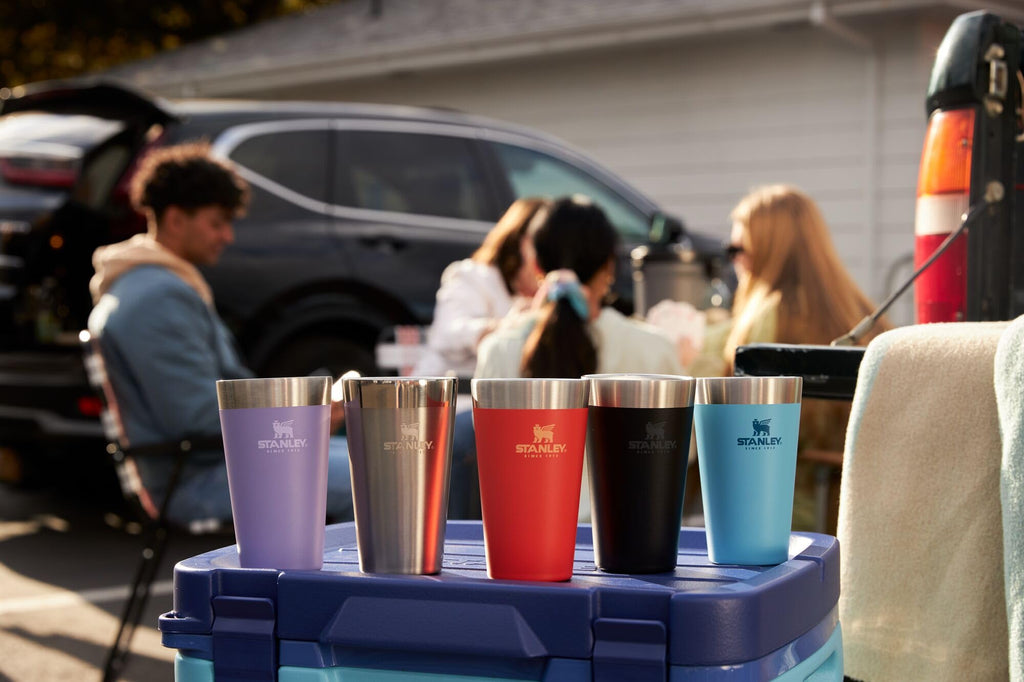 STANLEY Adventure Stacking Beer Pint Glass 16oz | Stackable Drinking Cup for Cold Beverages | Dishwasher Safe | Insulated Stainless Steel Tumbler | BPA-Free | Stainless Steel