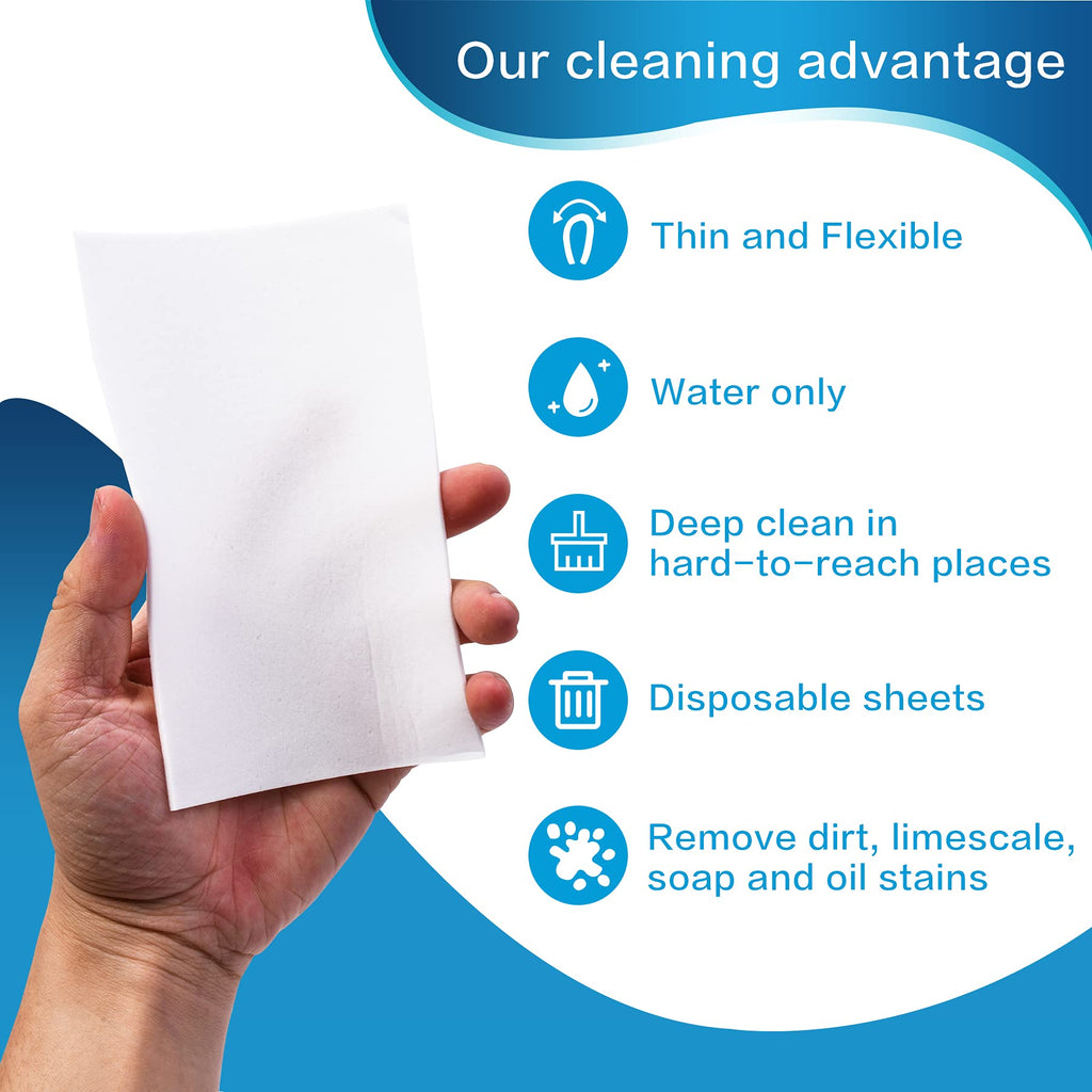 50 Pack Magic Sponge Eraser Sheets | Thin Nano Pads | Multi-Surface