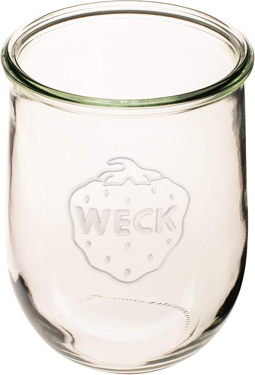 Weck Tulip Jar - Large 1 Liter Sourdough Starter Jar with Wide Mouth, Glass Lid & Rubber Seal