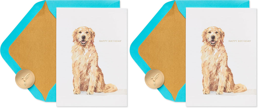 Papyrus Dog Birthday Card (Celebrate and Enjoy) (Pack of 2)