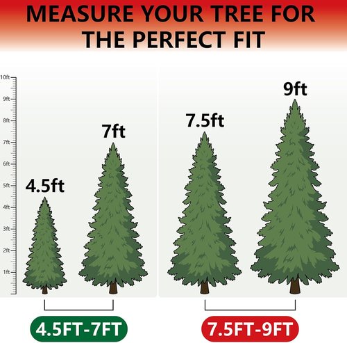 HOMEST Christmas Tree Storage Bag - Zippered Design with Wheels for 7.5-9 ft Artificial Trees - Green