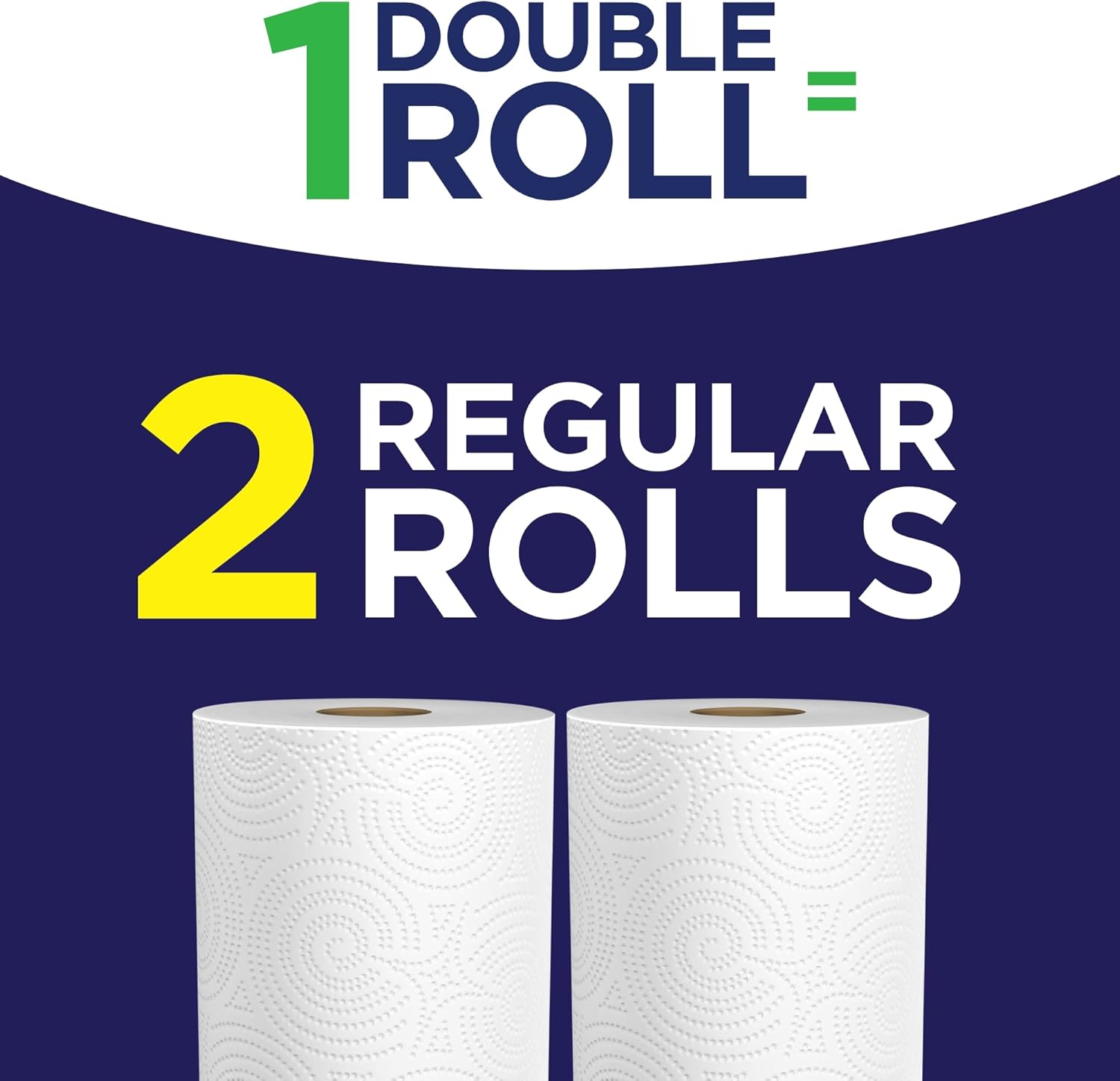 Sparkle® Tear-A-Square® Paper Towels - 24 Double Rolls for Convenient Cleaning | 48 Regular Rolls