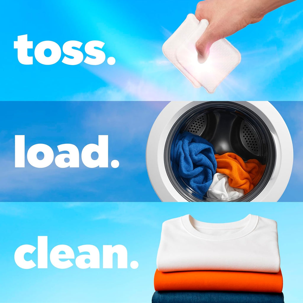 Tide Evo Original Scent Laundry Detergent - 42 Count Fiber Tiles for All Machines & Stain Removal