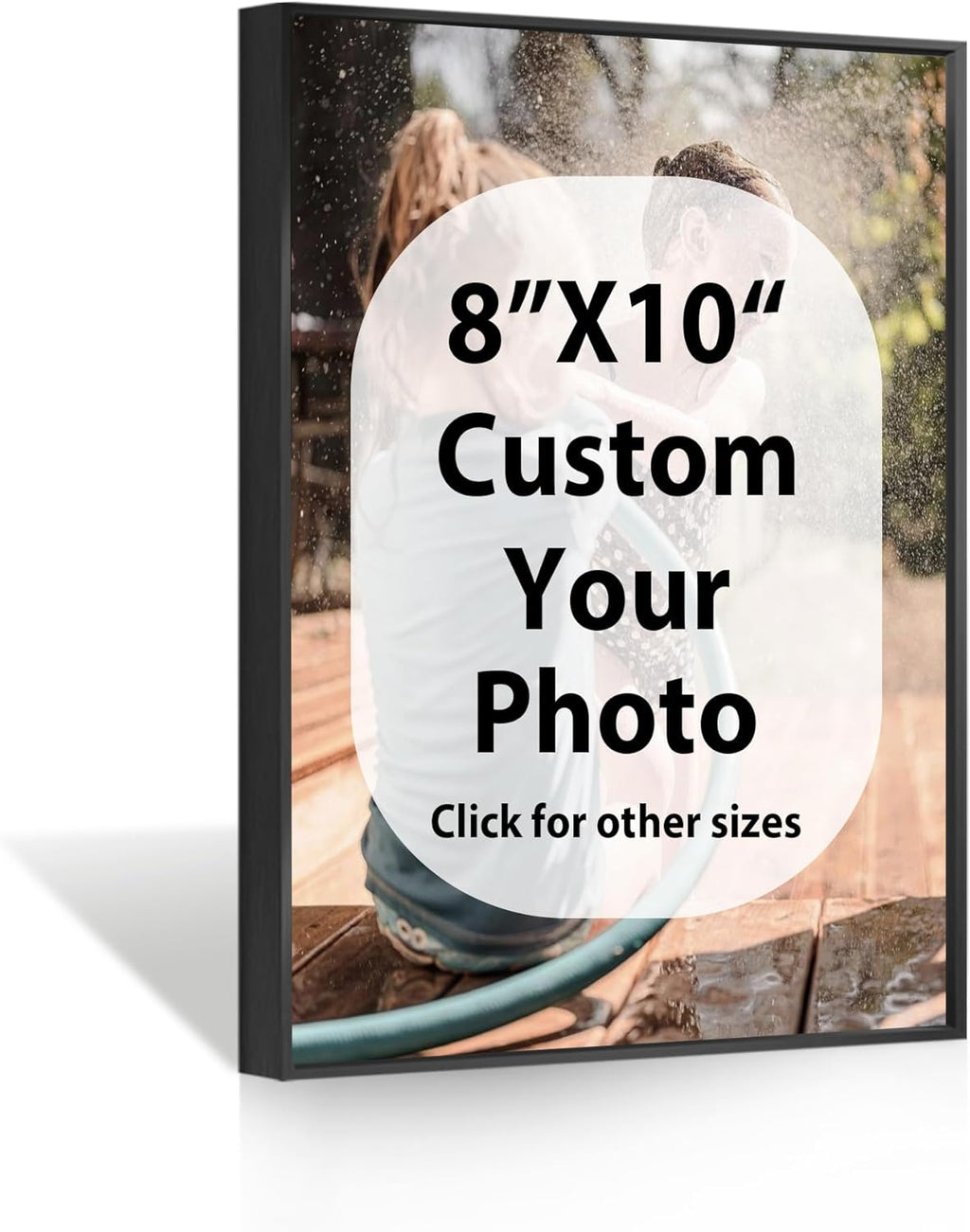 Skiennix Canvas Prints - Custom Photo Posters for Framed Wall Art | Ideal Home Décor & Gifts (8x10, Black Frame)