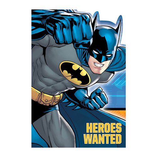 Batman Postcard Invitations (8 Pack) - Party Supplies