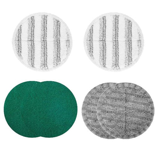 KOJEO Electric Mop Pads Replacement Cleaning Scrubber Mop Pads, 6.3 inches