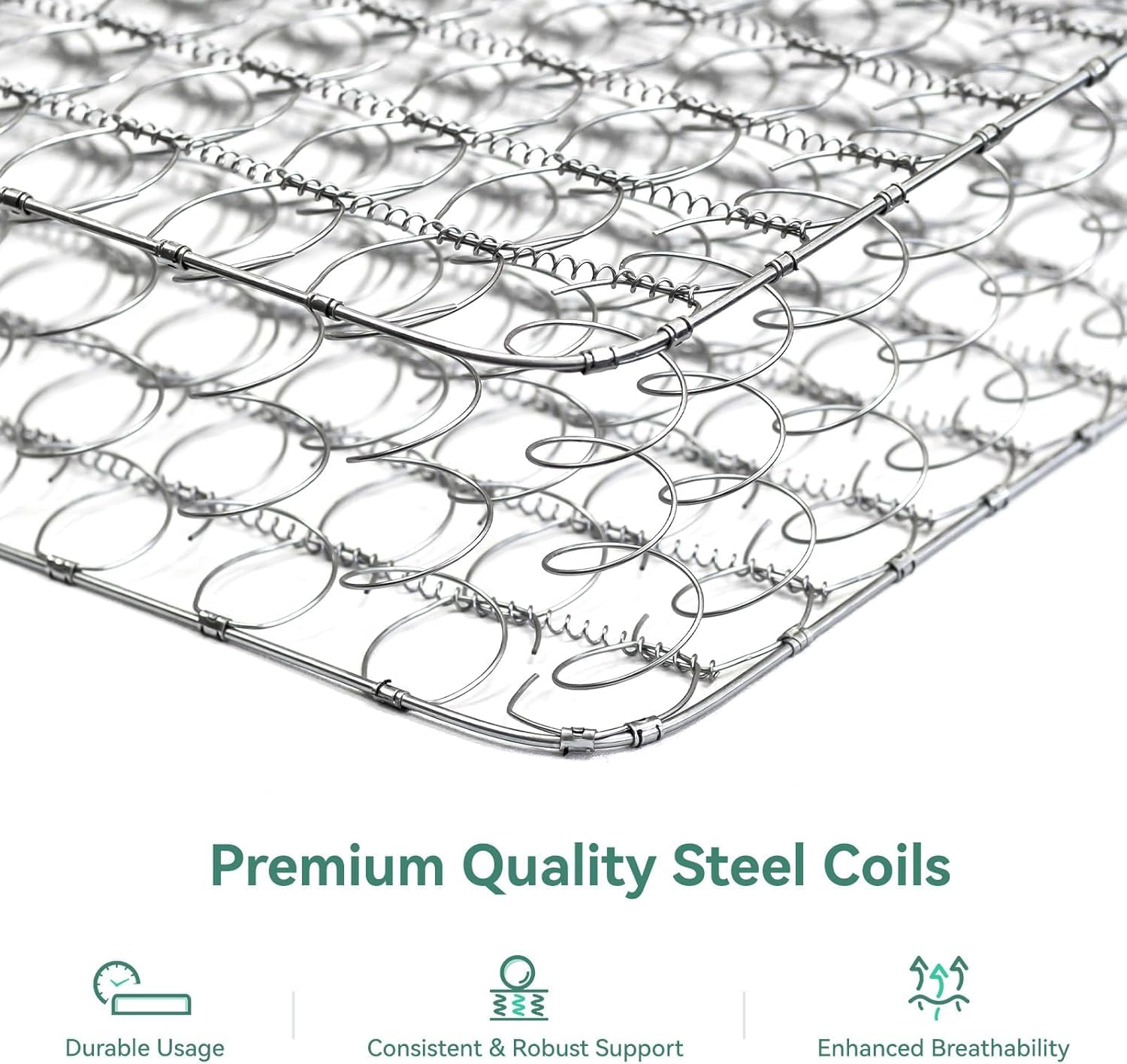 Novilla Twin Mattress - 6 Inch Medium Plush Foam & Spring Hybrid | CertiPUR-US Certified for Kids