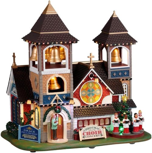 Lemax Village Collection Christmas Chimes - Festive Holiday Decor with 4.5V Adapter | Perfect for Home