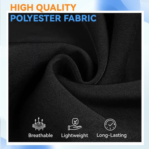 LOHYILYE 3 Pack Waitress Aprons with 3 Pockets, Server Apron for Waitress Waiter, Waist Half Serving Black Apron for Women Men, 12 inch