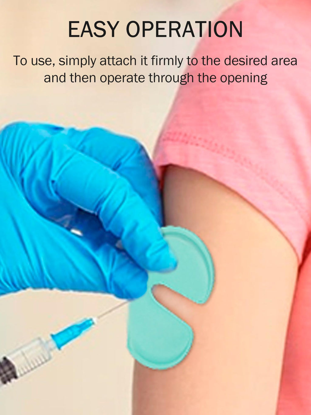 KooingTech 4PCS ABS Plastic Shot Pain Reducer Suitable for Daily Care Scenarios in Households or for Individuals