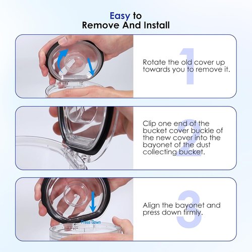 Dyson Dust Bin Lid - Compatible Replacement for V7 & V8 Vacuum Cleaners | Durable Dust Bucket Cover