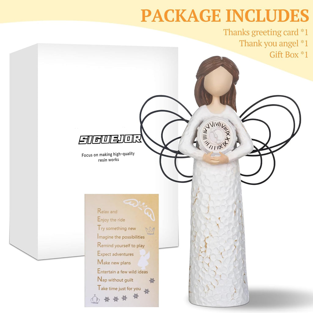 Retirement Gifts Angel for Women - Hand-Painted Figurine | Perfect Celebratory Gift for Coworkers & Friends