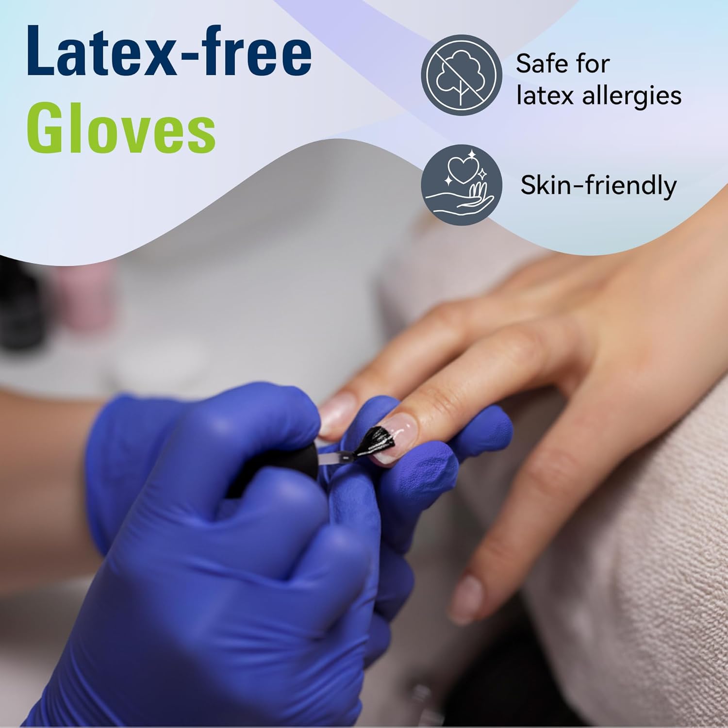 SWIFTLITE Disposable Nitrile Gloves - Food Safe, Latex-Free & Powder-Free | Ideal for Cooking & Cleaning