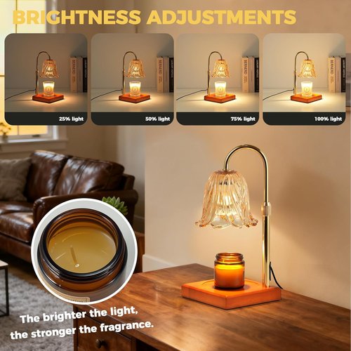 GODONLIF Candle Warmer Lamp - Dimmable with Timer | Perfect Birthday & Housewarming Gift for Women