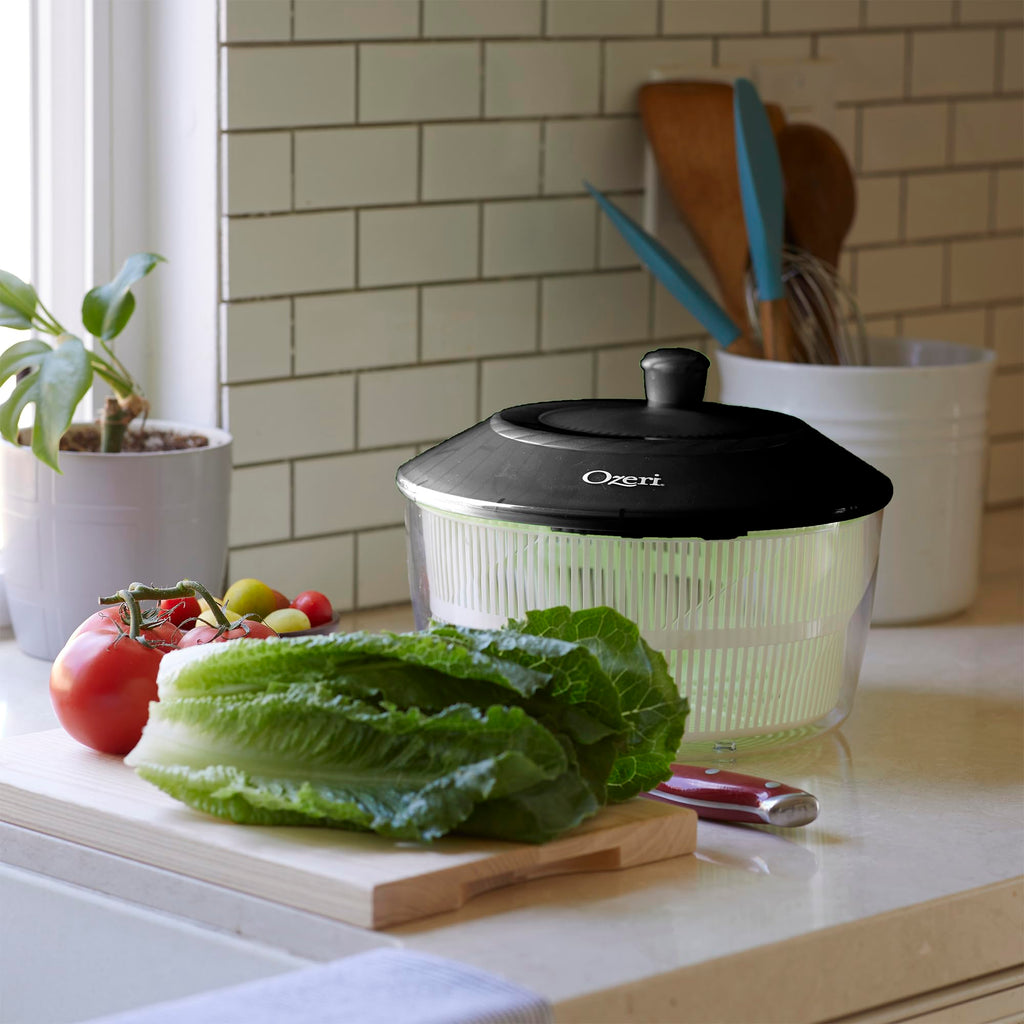 Ozeri Italian Made Fresca Salad Spinner and Serving Bowl, BPA-Free