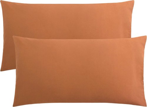 FLXXIE King Pillow Cases - Soft Microfiber Covers with Envelope Closure | Wrinkle & Stain Resistant, 20x36, Tan