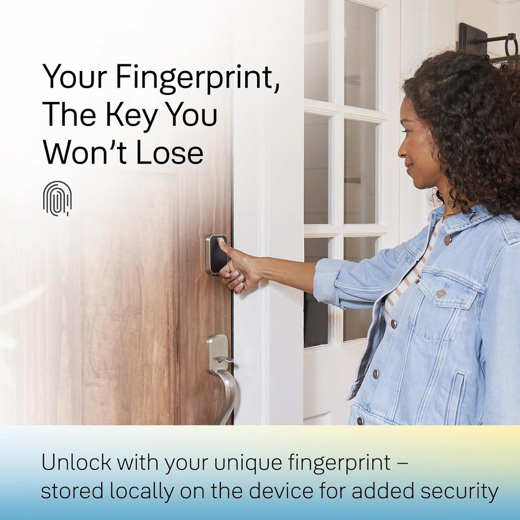 Yale Security Assure Lock 2 - Black Suede Smart Deadbolt with Wi-Fi Keypad & Fingerprint Scanner | YRD410-F-WF1-BSP