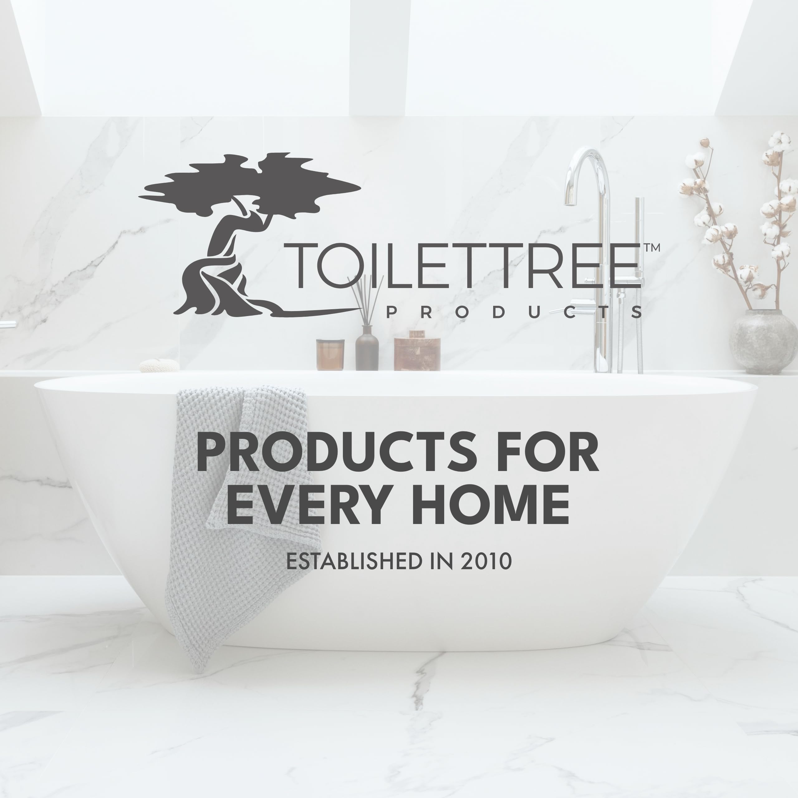 ToiletTree Products Modern Deluxe Freestanding Toilet Brush and Plunger Combo 2 Pack