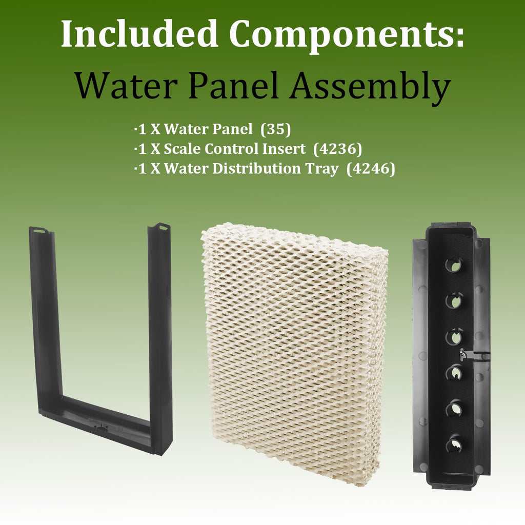 Aulpq Humidifier Maintenance Kit 4750 for AprilAire Whole-House Humidifier Models: 700, 700A, 700M, 760, 760A, 768,with Panel Model No. 35 Humidifier Replacement Filter