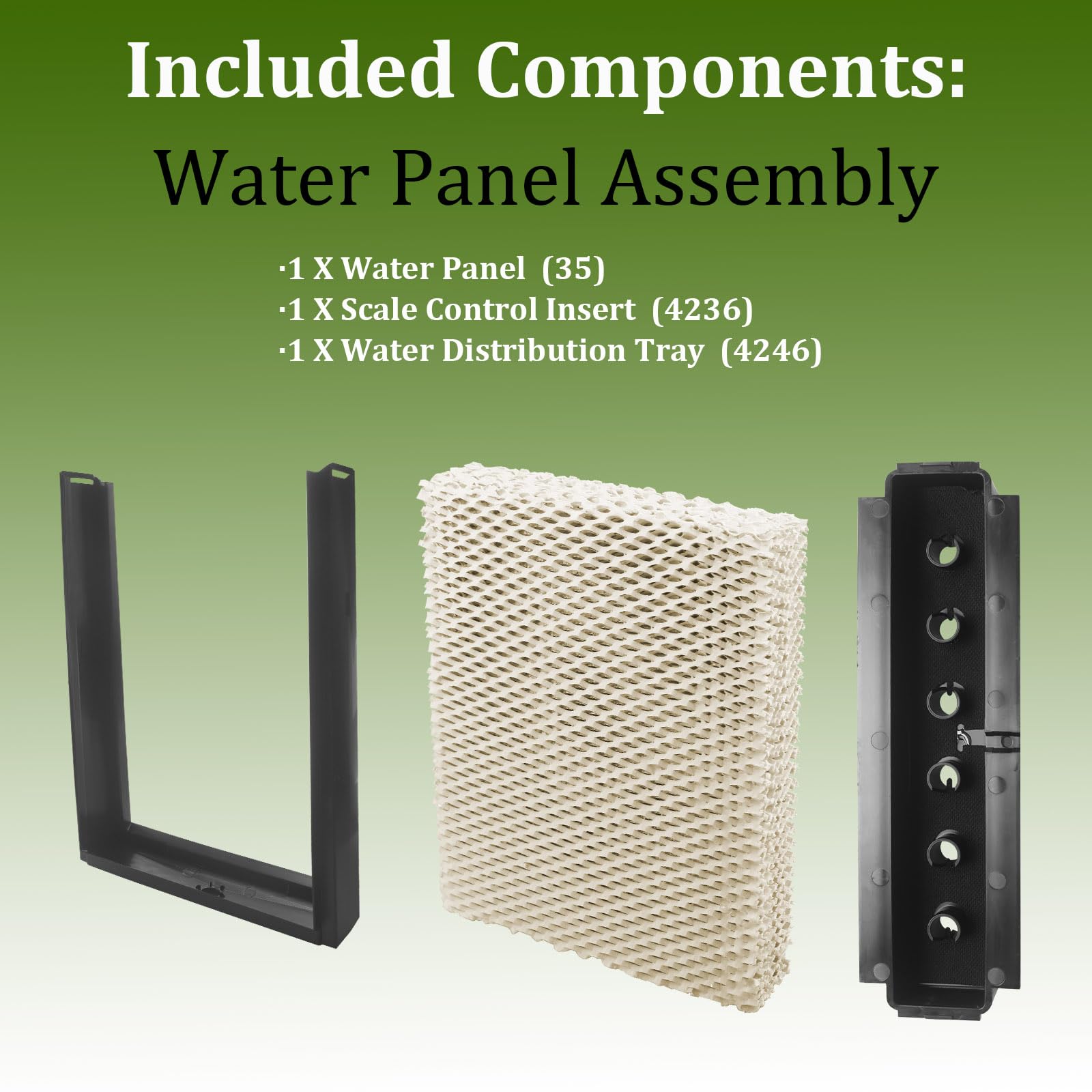 Aulpq Humidifier Maintenance Kit 4750 for AprilAire Whole-House Humidifier Models: 700, 700A, 700M, 760, 760A, 768,with Panel Model No. 35 Humidifier Replacement Filter