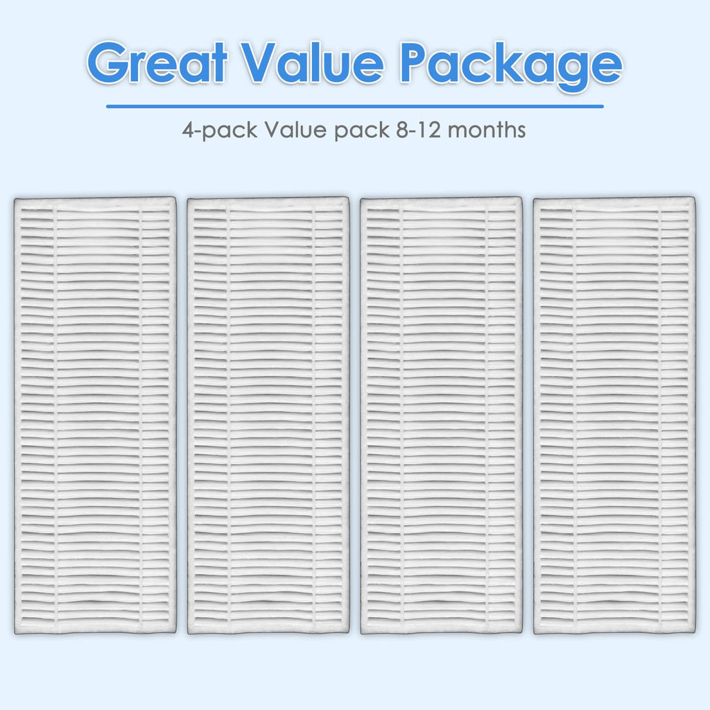 (8 Pieces) HEPA filter compatible with Lefant M210 M213 M210S M210B M213S, OKP Life K2 K3 K3A K4 K5, Sweeper Robot Vacuum Cleaner Filter Replacement Parts