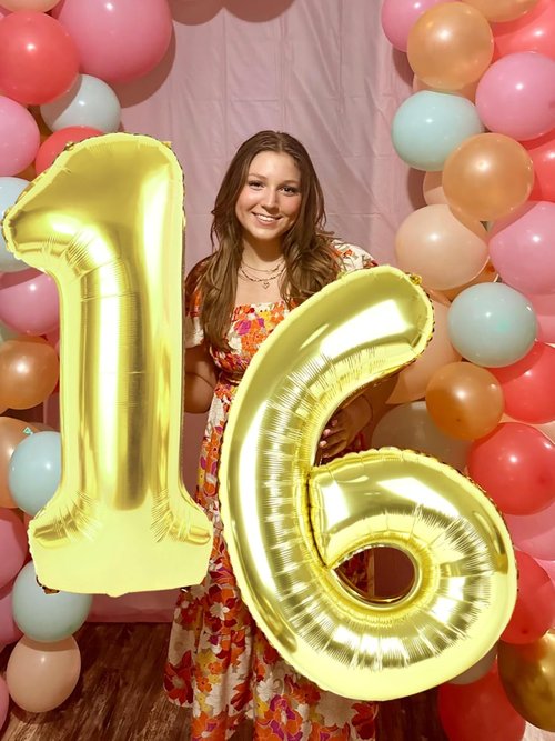 Light Gold 40-Inch Number 9 Balloon by [Brand Name] - Perfect for Birthday Parties, Weddings & Graduations