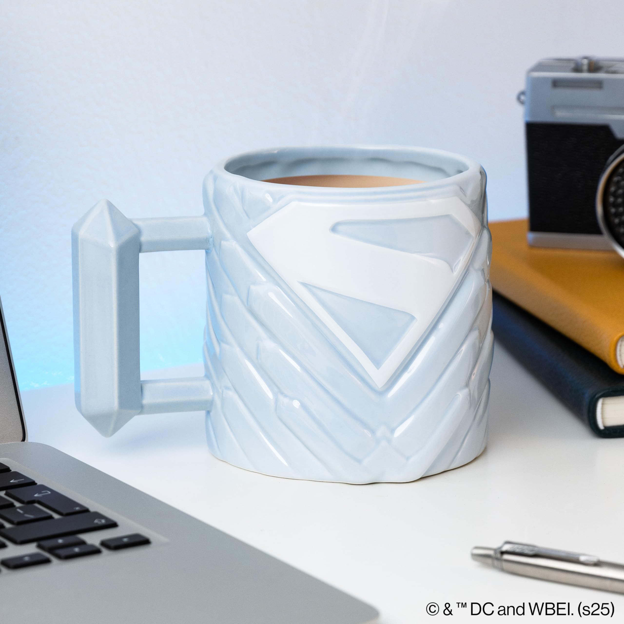 Paladone Superman Fortress of Solitude Shaped Mug – Officially Licensed DC Comics Oversized 22oz Ceramic Coffee Cup – Fun Superhero Gift for Fans – Great for Coffee, Tea, or Hot Chocolate