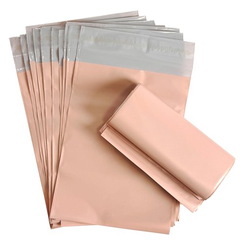 JoseHana Disposable Sanitary Bags, 100 Pcs, Pink, Self-sealing, Odor-proof, Rectangular, Plastic, 10" x 6" Bags for Feminine Hygiene, Personal Waste, or Pet Waste
