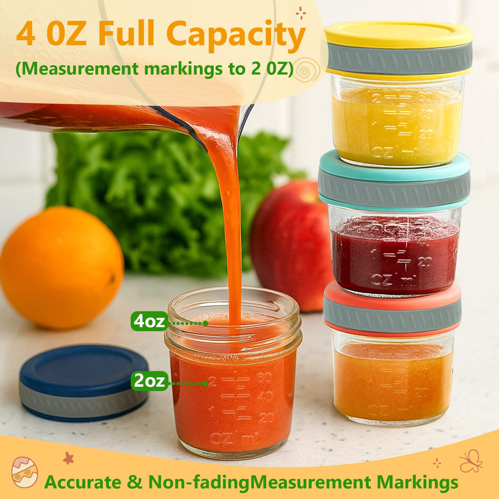 Tronco 12 oz Glass Sippy Cup for Kids & Toddlers | Mason Jar Smoothie Cups with Spill-Proof Silicone Straws, Non-Slip Silicone Sleeves & Lids, BPA-Free Snack Cups, Dishwasher Safe
