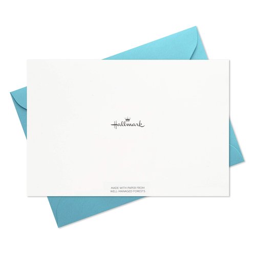 Hallmark Boxed Thank You and Blank Cards Assortment (Four Assorted Tropical Designs, 40 Note Cards and Envelopes)