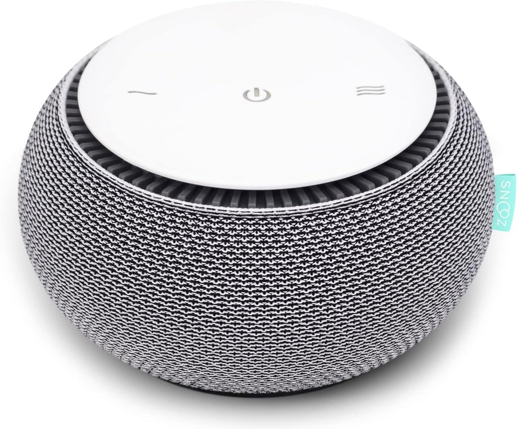 SNOOZ Smart White Noise Machine - Real Fan for Non-Looping Sound | Portable Sleep Aid for Home & Travel