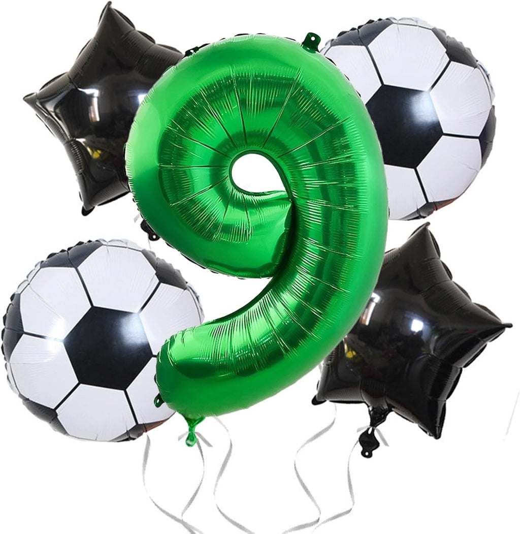 Number Balloons - Giant Green Number 9 Balloon | 40 Inch St. Patrick's Day Birthday Decoration